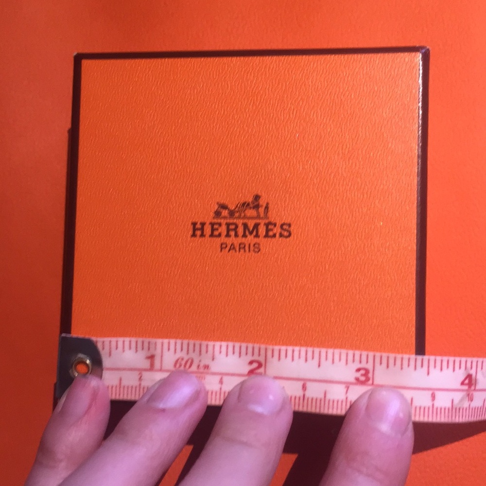 HERMES boxes, ribbons, receipt holder, & gift bag - Picture 4 of 13